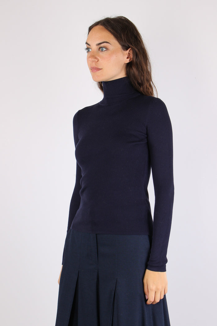 Mlleresia Lupetto Lana Blu Navy-6