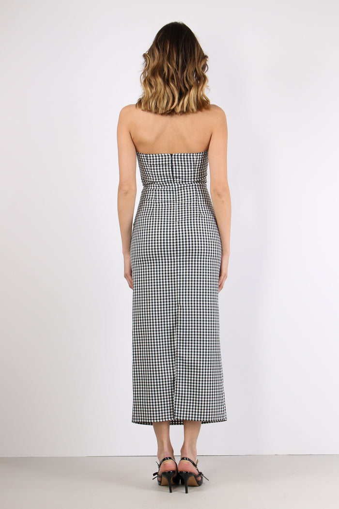 Tubino Vichy Bianco/nero-4