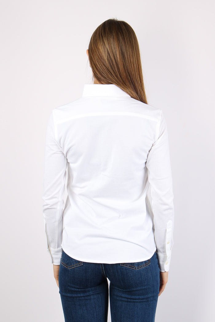 Camicia Oxford Basica White-3