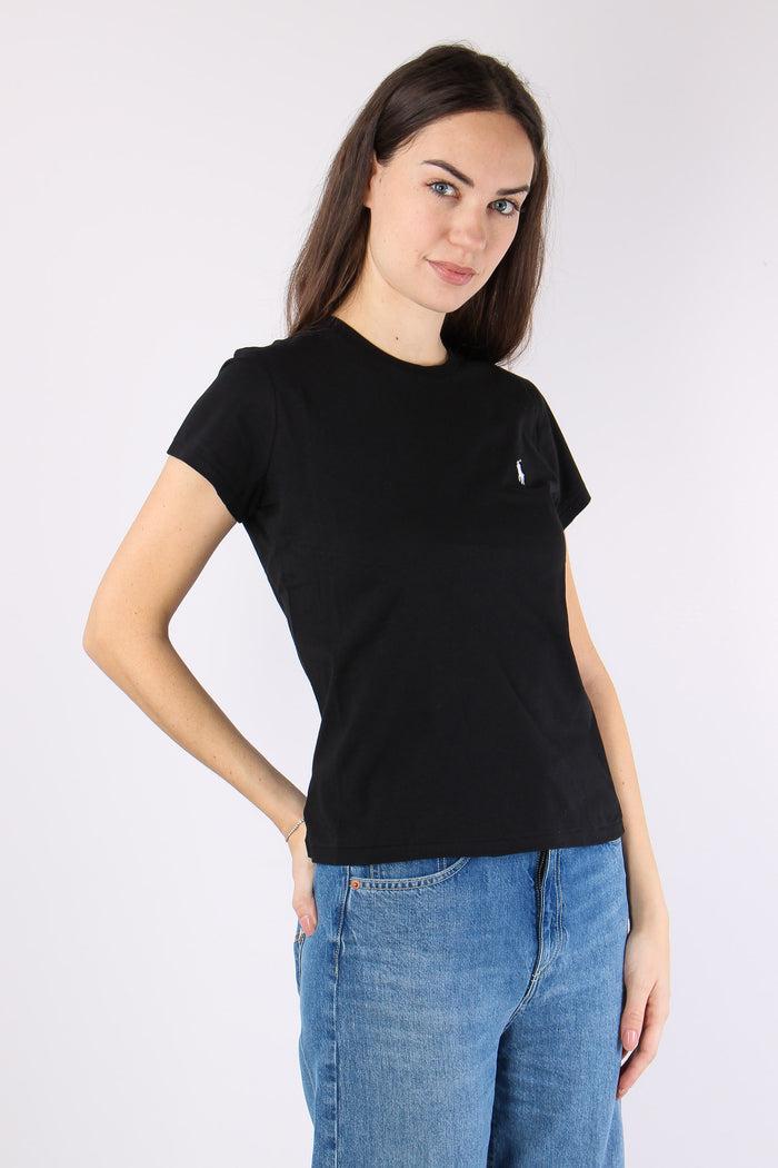 T-shirt Manica Corta Basica Polo Black-3