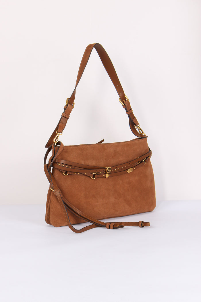 Belt Bag Suede Marrone-6