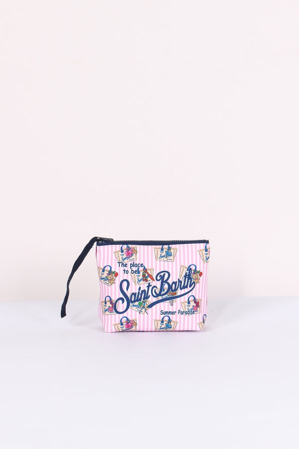 Aline Pochette Charms Rosa