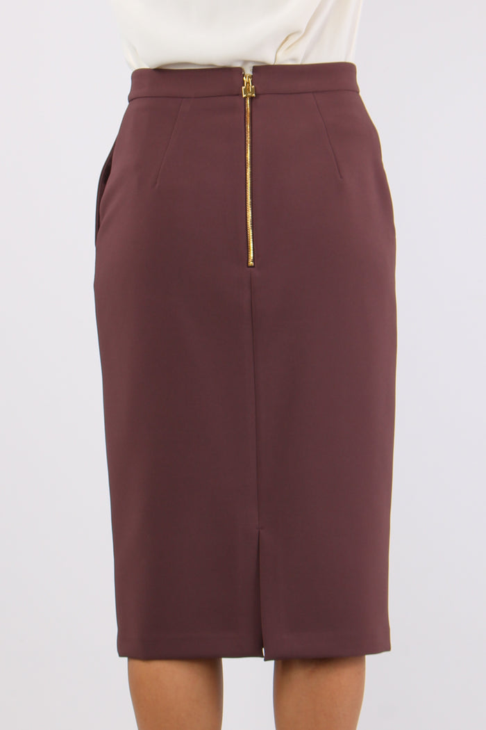 Longuette Logo Davanti Merlot-7