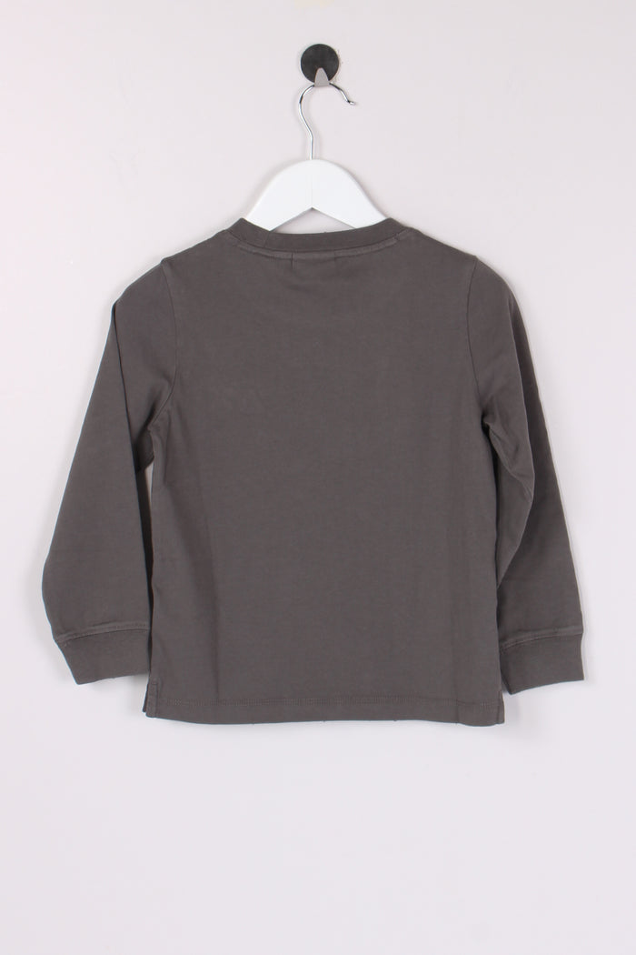 T-shirt Ml Logo Grigio-2