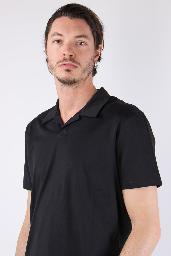 Polo Jersey Nero-6