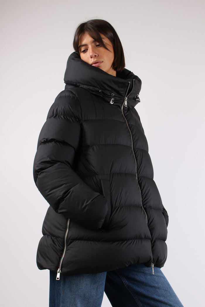 Piumino Zip Laterali Black-2