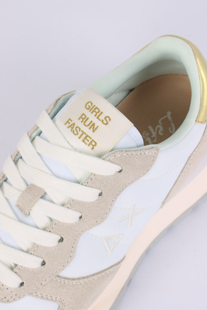 Sneaker Ally Gold Silver Bianco-8