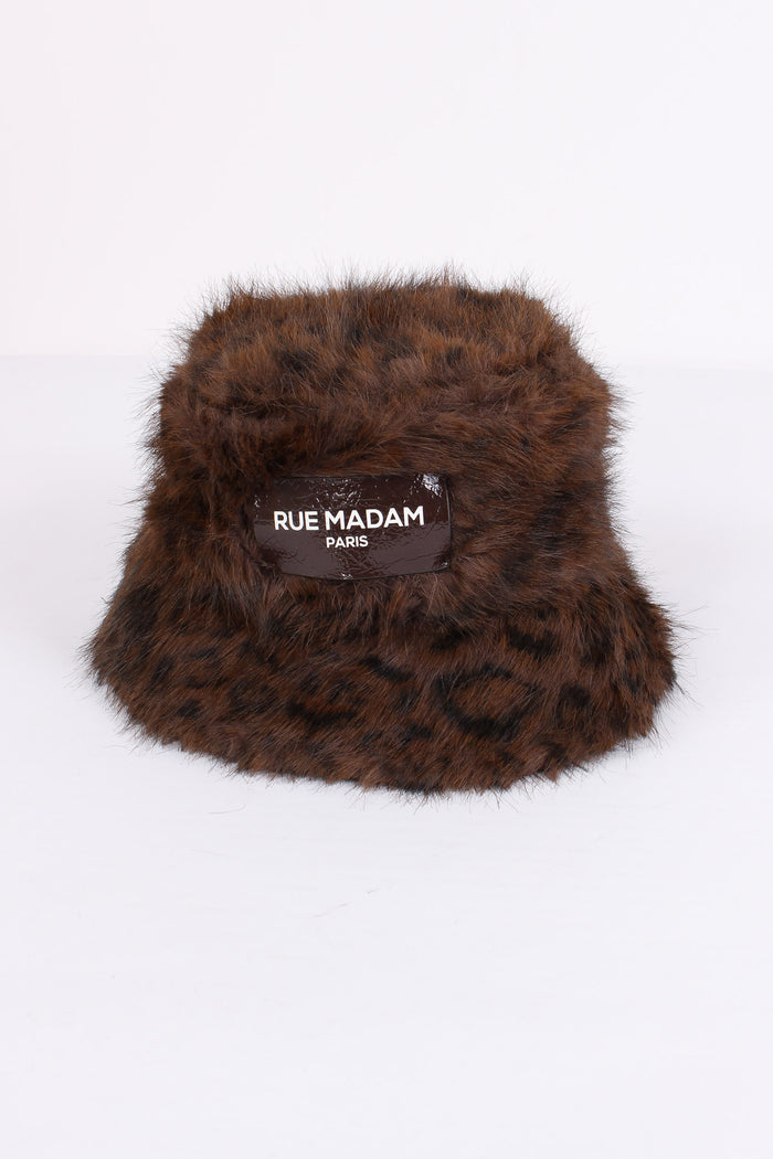 Cappello Ecopelliccia Fur Leopard
