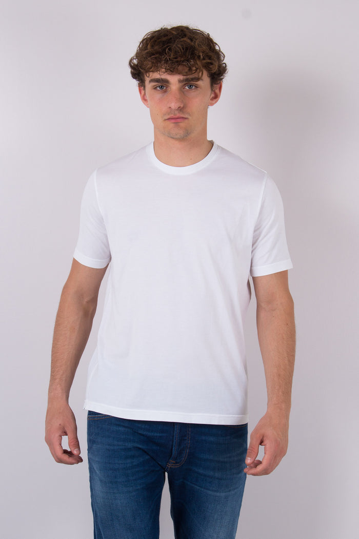 T-shirt Manica Corta Jersey Bianco-1