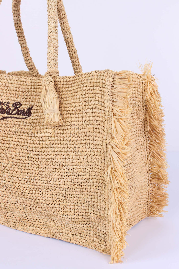 Vanity Raffia Frange Cammello-6