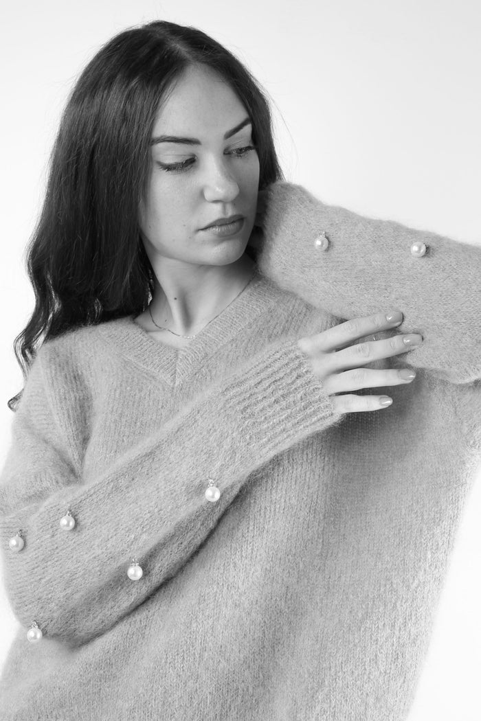 Maglia Manica Perle Ash-6