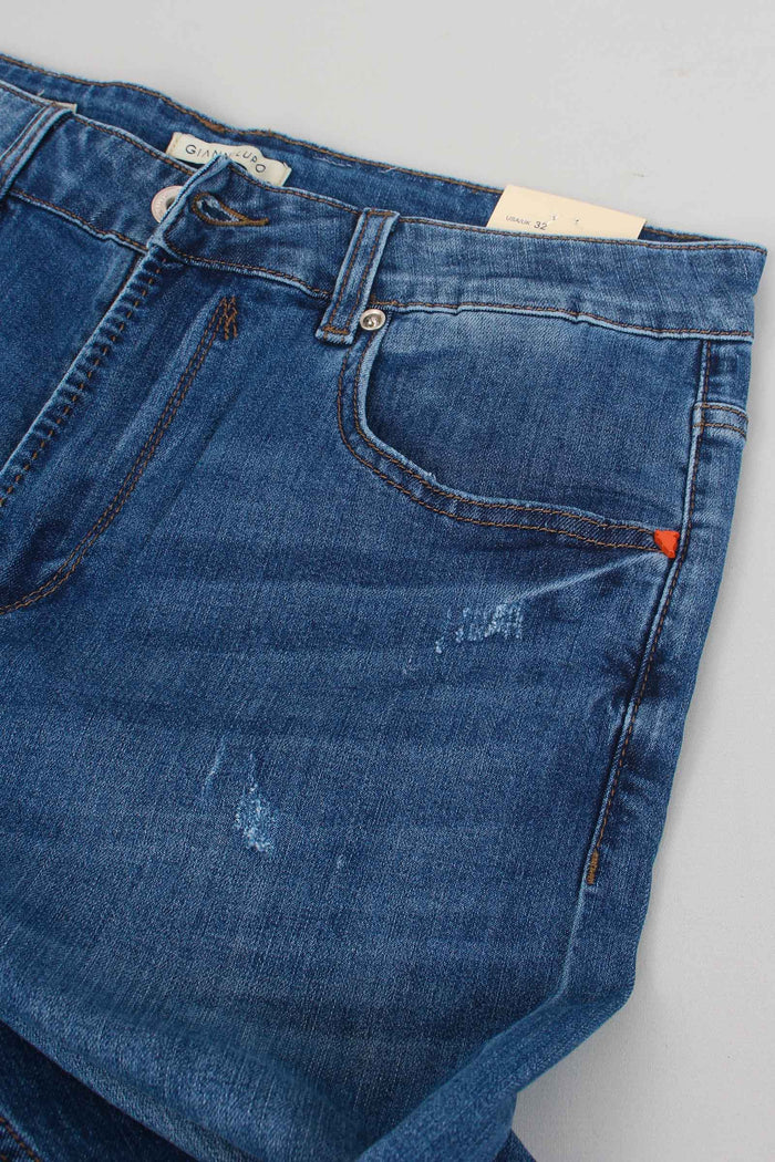 Denim Carrot Micro Rotture Jeans-7
