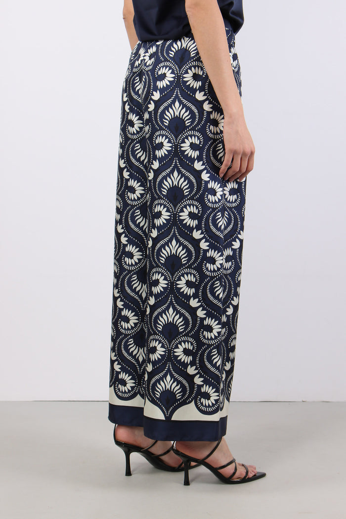 Wkdottico Pantalone Seta Fantasia Foulard Patch-5