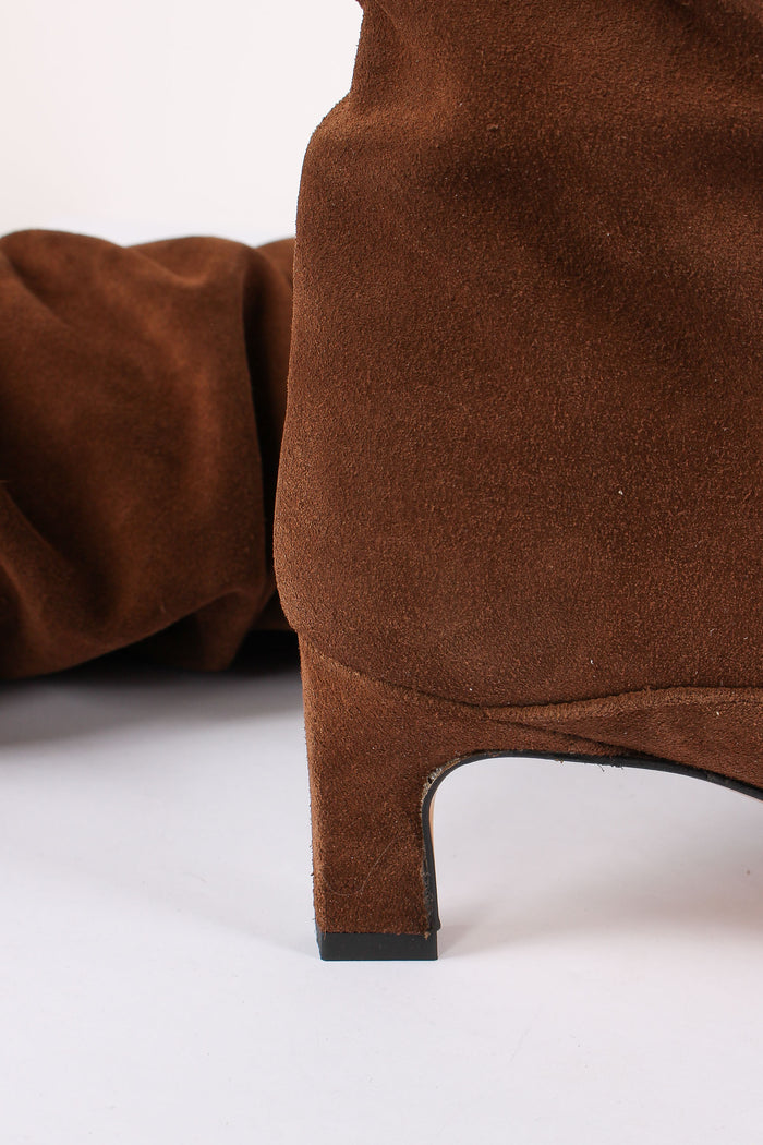 Stivale Suede Gambale Alto Nut-7