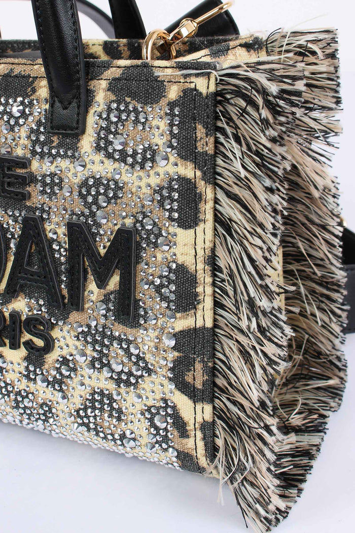 Shopping Mini Strass Leopard-7