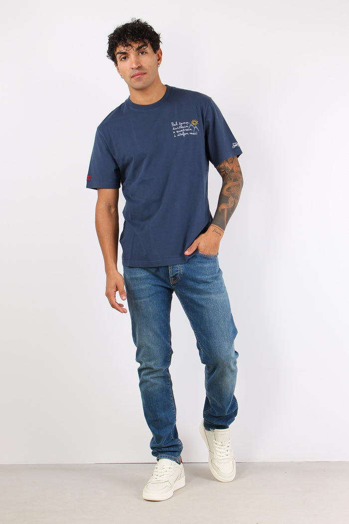 T-shirt Vacanze Bel Temp Blu