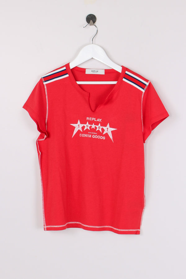 T-shirt Taglio Vivo Rosso
