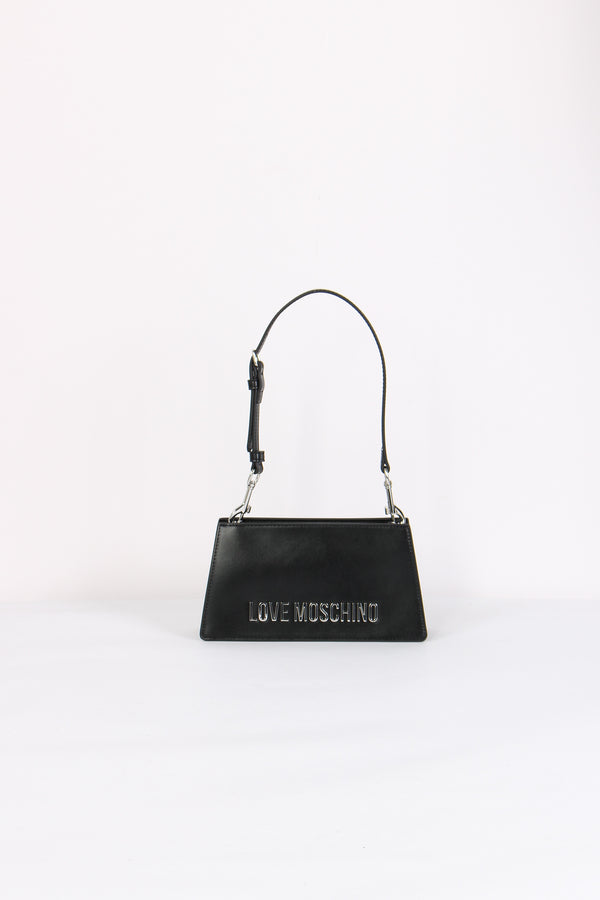 Borsa Rigida Trapezio Nero/nickel