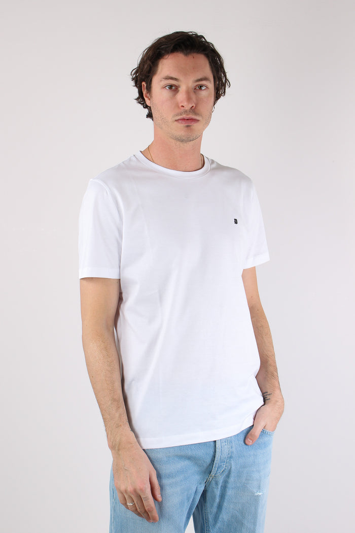 T-shirt Logo Cotone Bianco-6