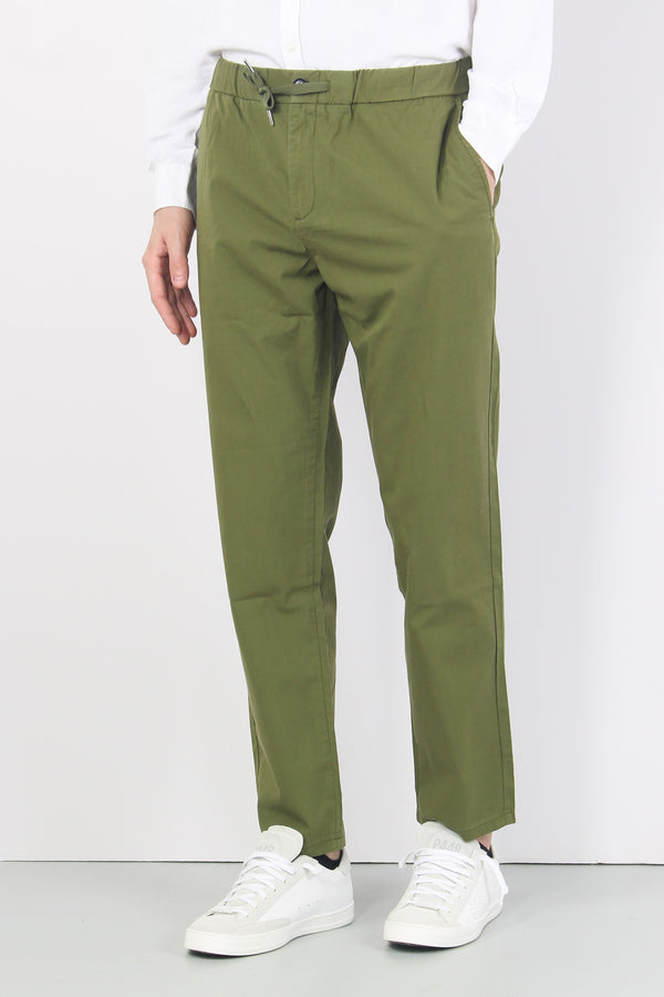 Pantalone Coulisse Verde-2