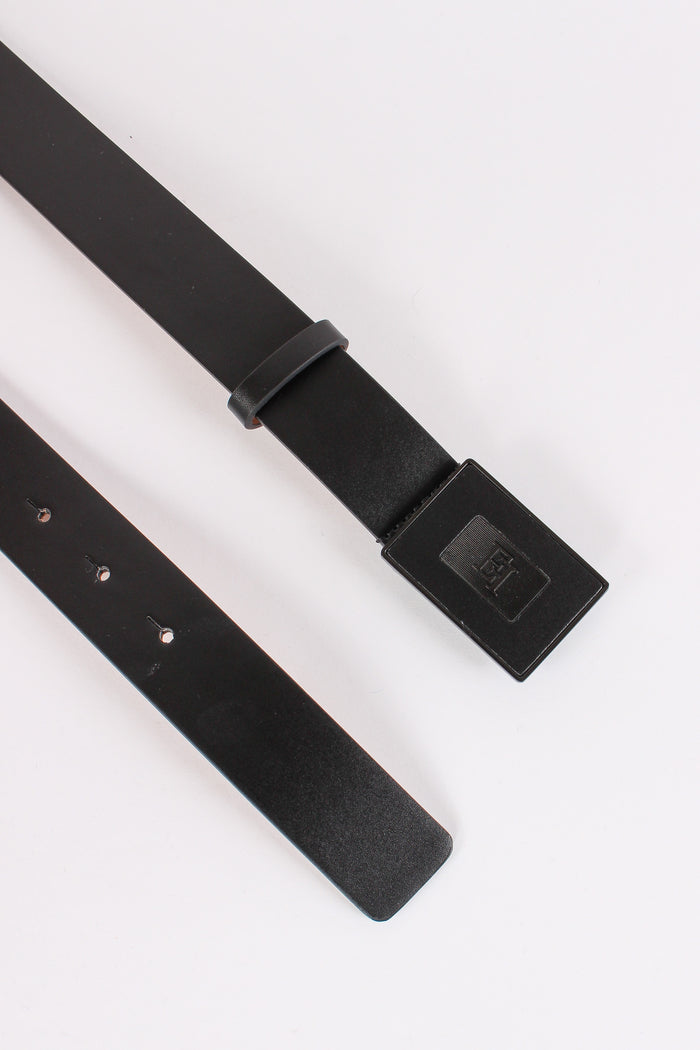 Cintura Placca Tono Su Tono Nero-4