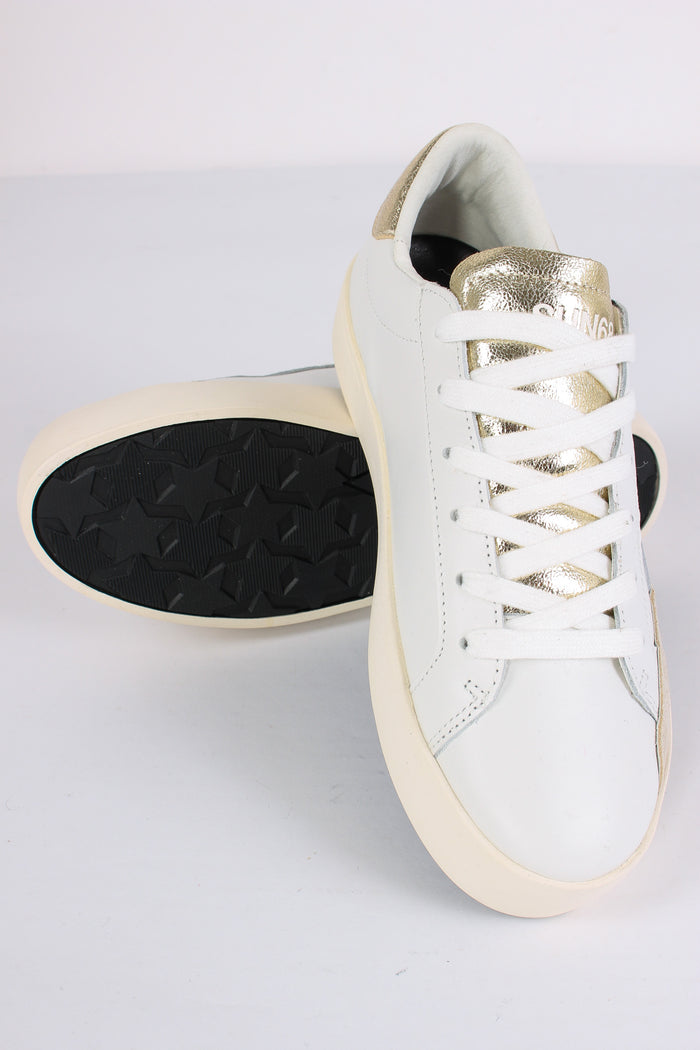 Sneaker Katy Leather Bianco/oro-6