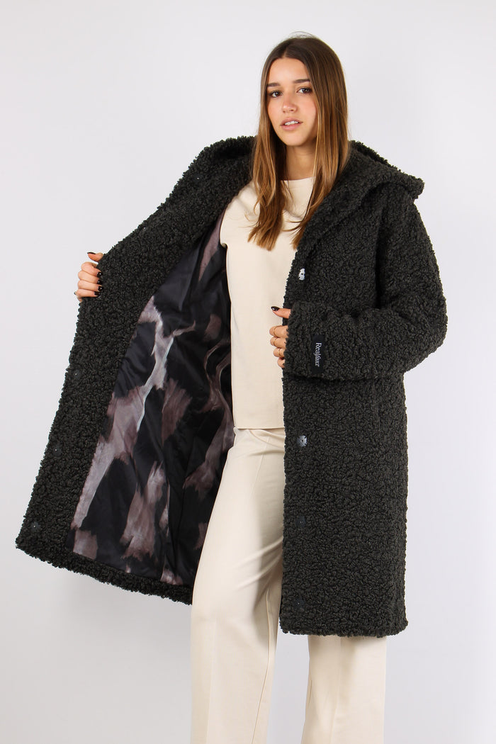 Teddy Lungo Cappuccio Deep Iron-5