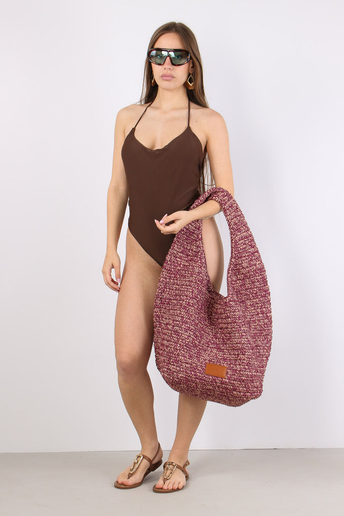 Maxi Hobo Rafia Viola-5