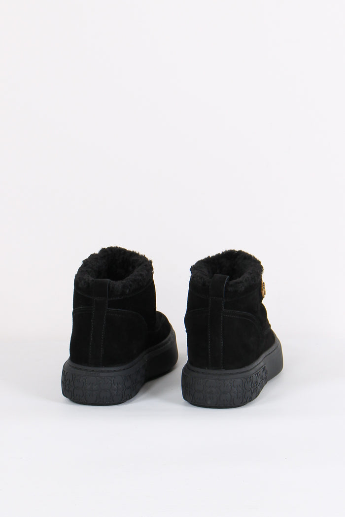 Yoko Mid Sneakers Suede Black-3