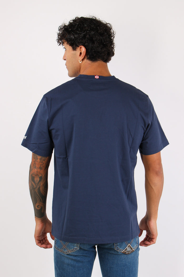 T-shirt Snoopy Complicated Blu-5