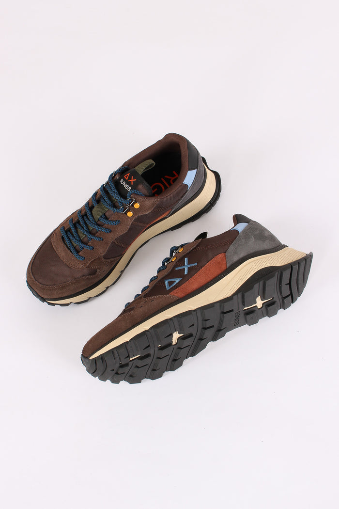Sneakers Fire & Camping Marrone-2