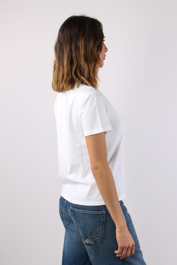 T-shirt Scritta Ricamo Caso Umano-6