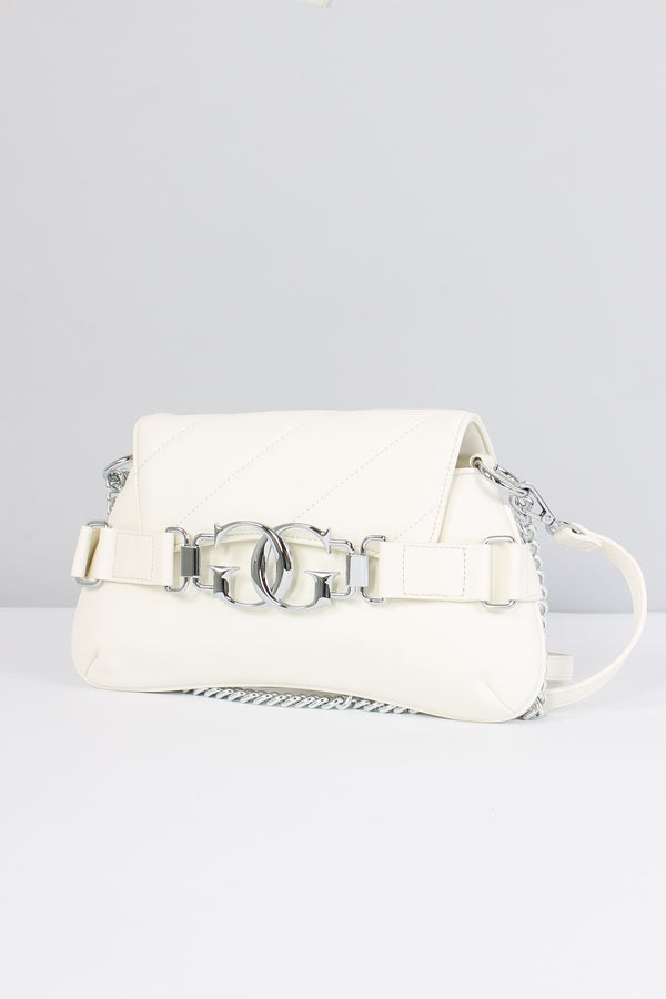 Borsa Galvanica Double G Off White-2