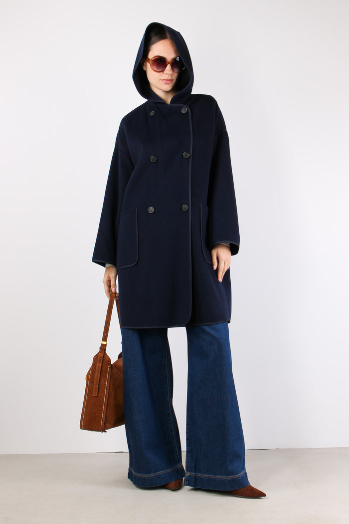 Bergen Cappotto Montgomery Blu-8