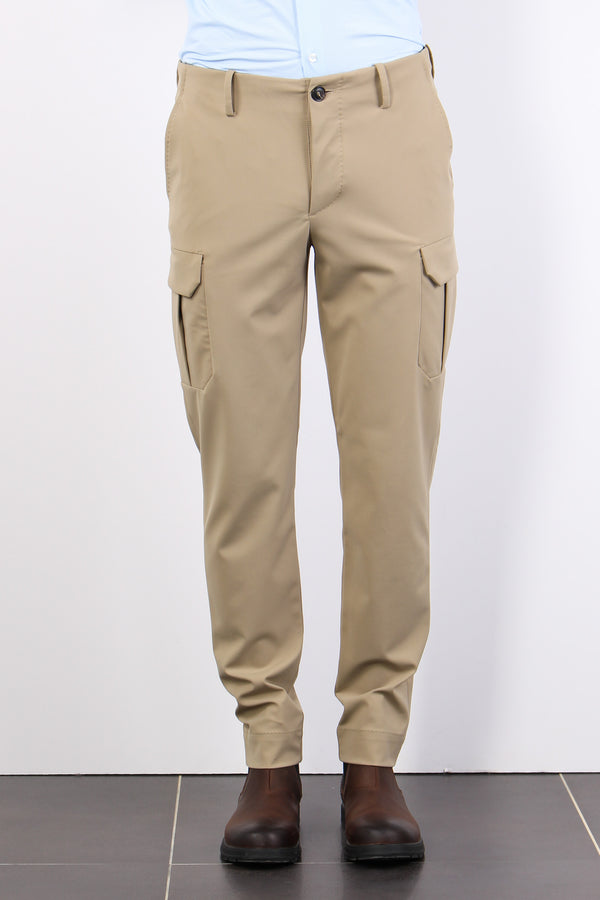 Pantalone Cargo Tessuto Tecnic Tabacco-2