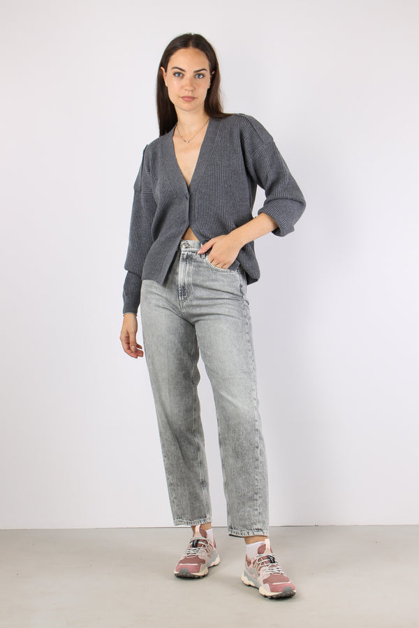 Bessie Denim Baloon Mouse Grey