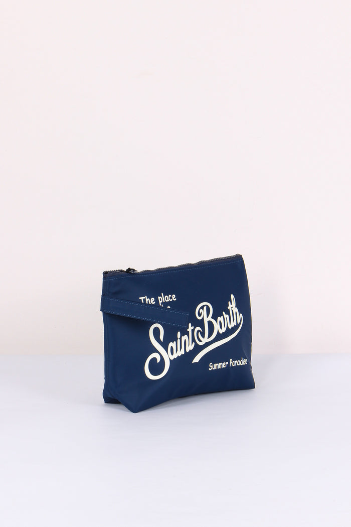 Aline Pochette Nylon Blue Navy-7