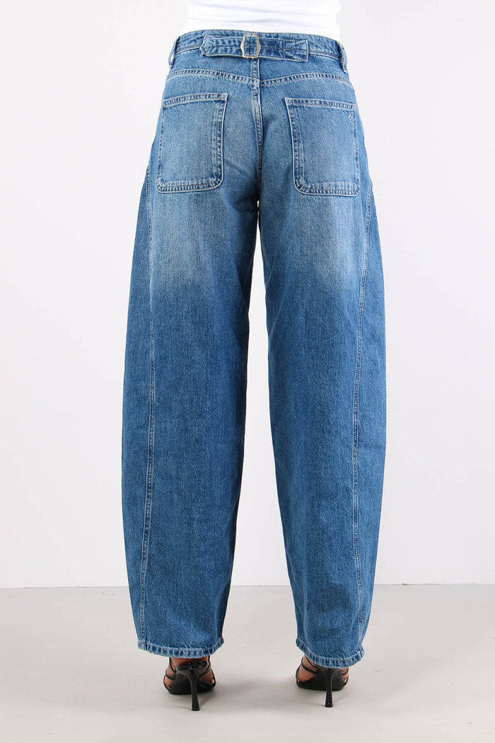 Denim Barrel Martingala Denim Chiaro-5
