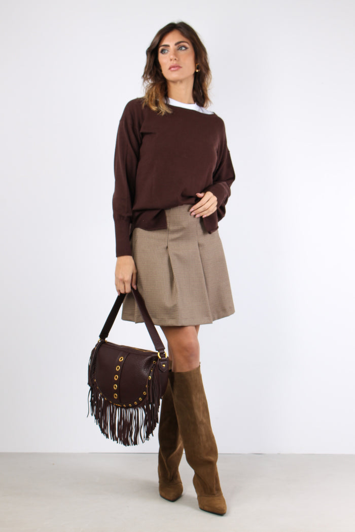 Maglia Over Viscosa Moro-6