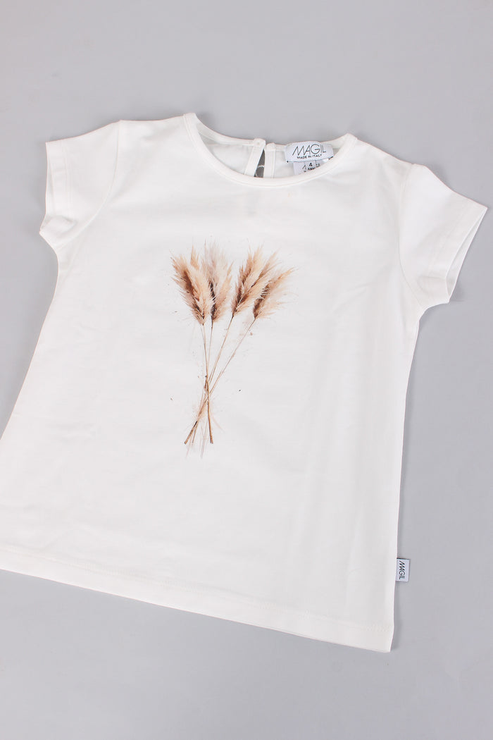 T-shirt Stampa Spiga Unica-4