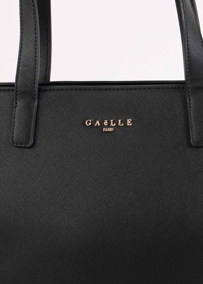 Maxi Shopping Saffiano Nero-4