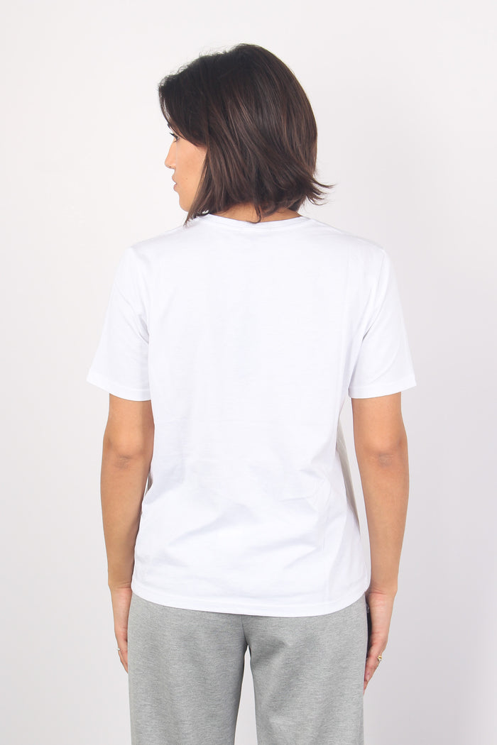 T-shirt Splamata Argento Bianco/argento-3