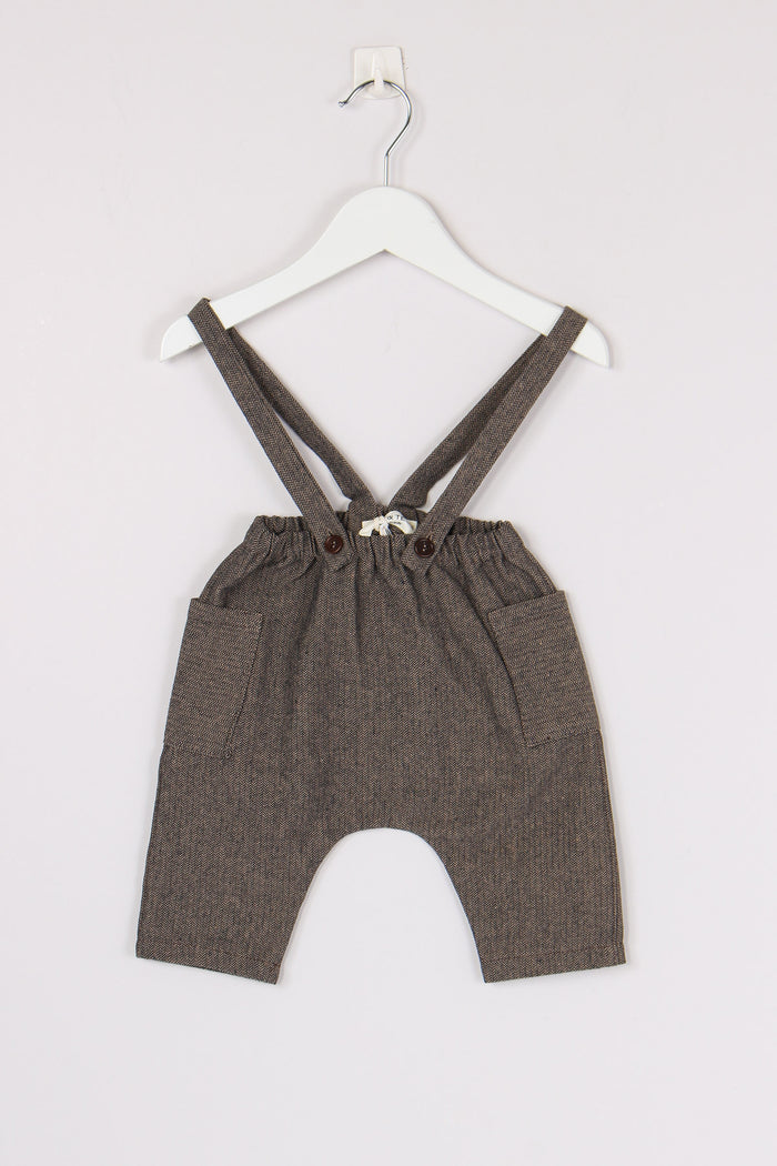 Salopette Spinata Miele/blu