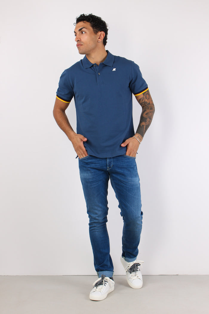Polo Collo Contrasto Blue Insignie-4