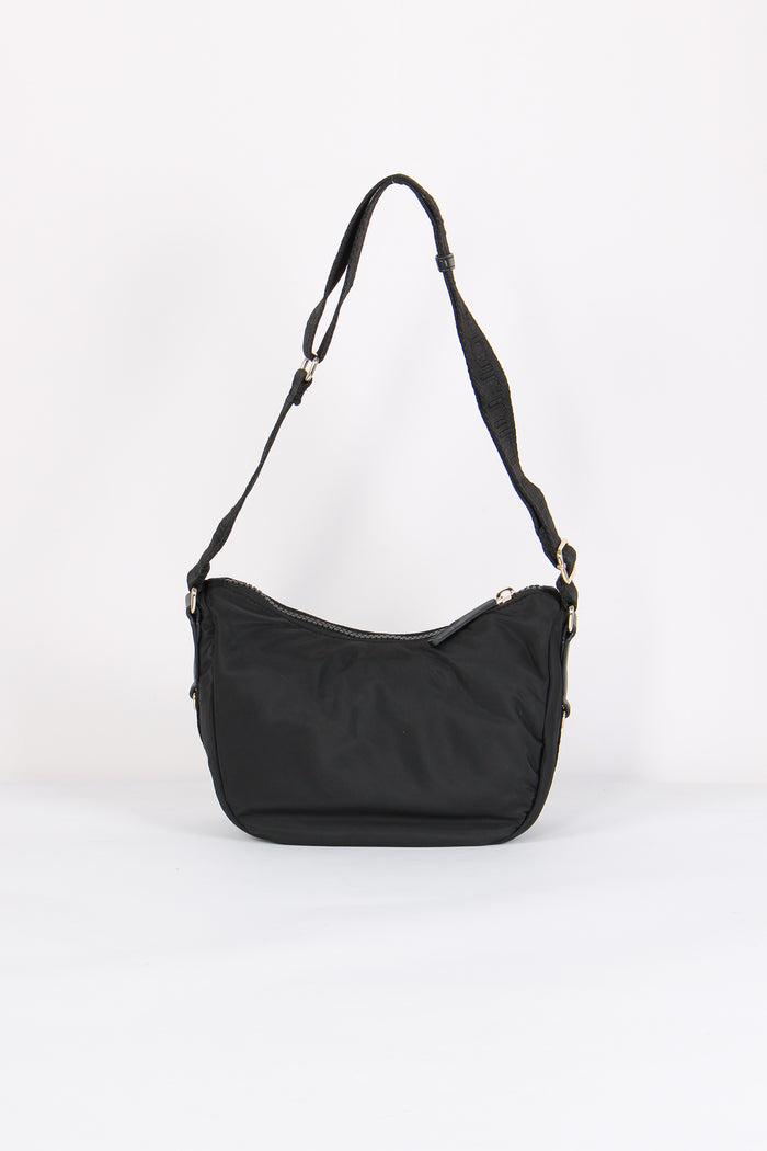 Mezzaluna Nylon Logo Nero-3