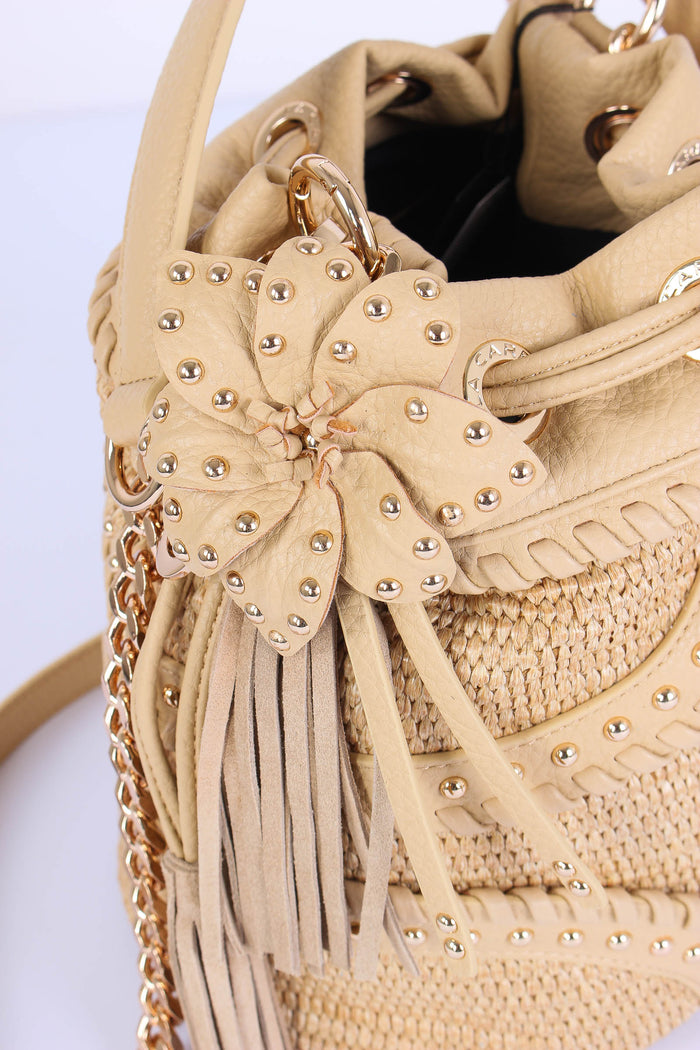 Secchiello Rafia Beige-2