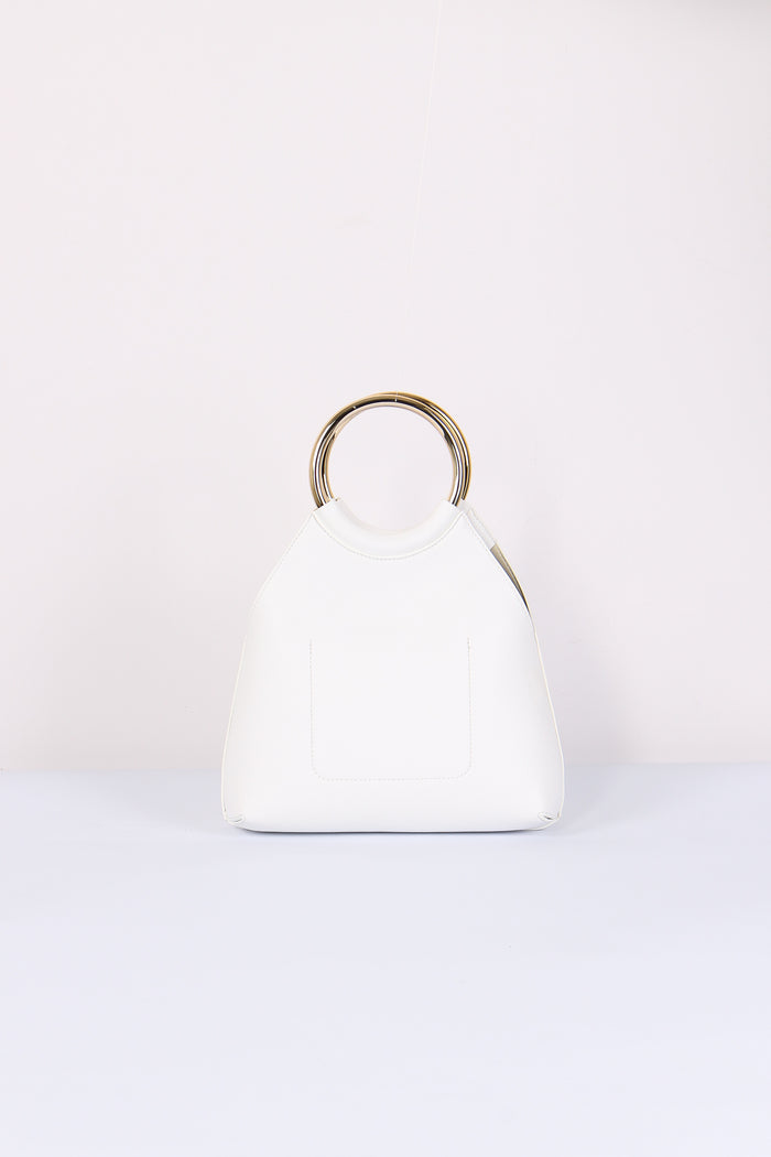 Sacca Manico Tondo Bianco-3