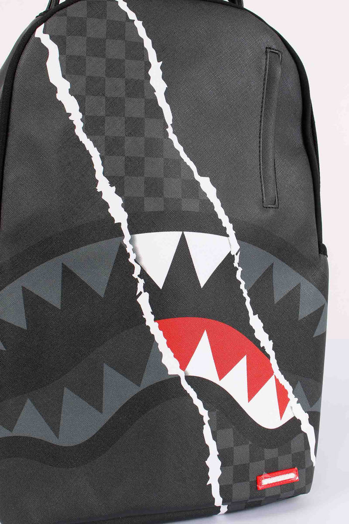 Backpack Center Rip Revealing Nero-4