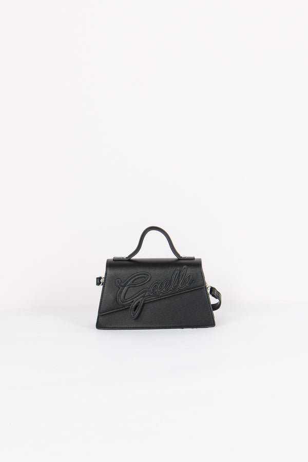 Tracolla Rigida Logo Corsivo Nero