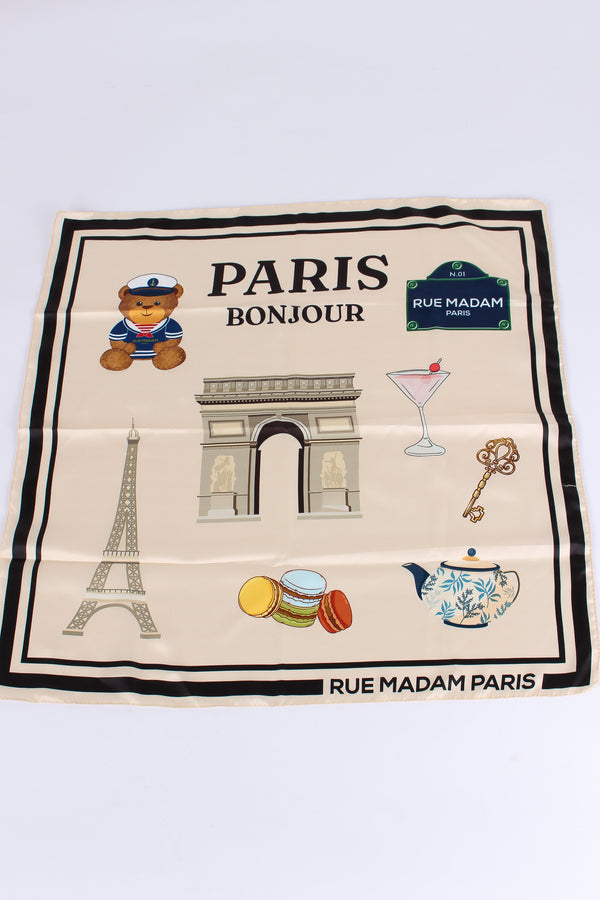 Foulard Fantasia Bonjour-2